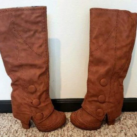 Irregular choice sales knee high boots